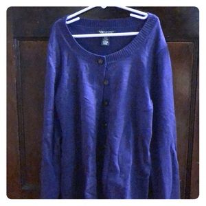 Banana Republic purple sweater